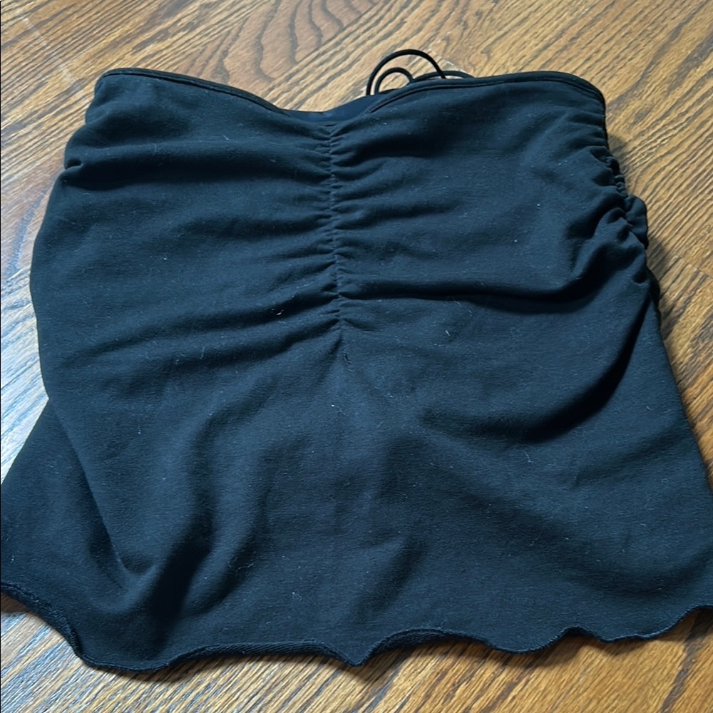 SHEIN Black Gathered Mini Skirt - Picture 5 of 7